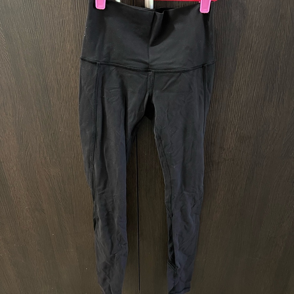 lululemon high rise mesh leggings size 4